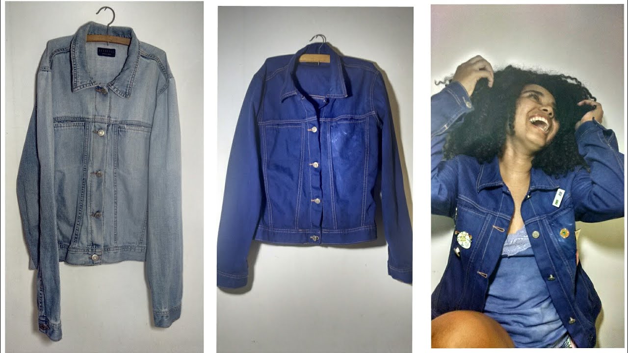 TRANSFORMANDO JAQUETA JEANS