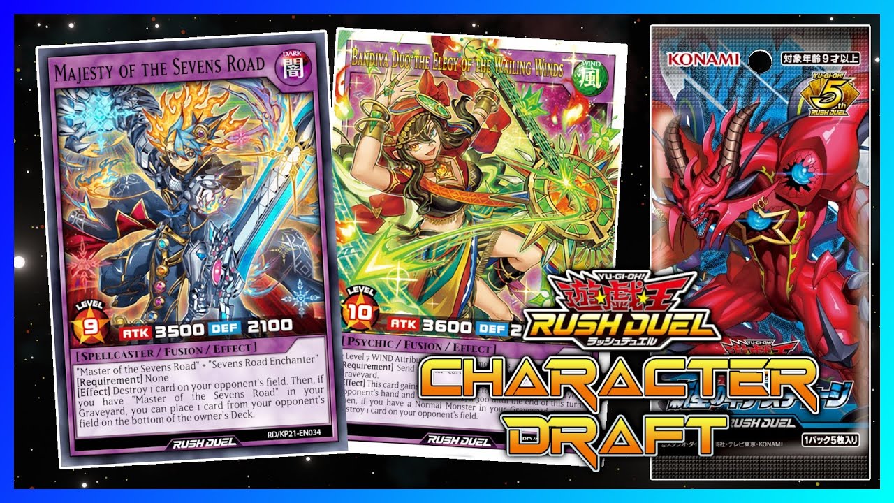 НОВЫЙ СПОСОБ ИГРЫ В SEVENS ROAD!? | Rush Duel Character Draft 49