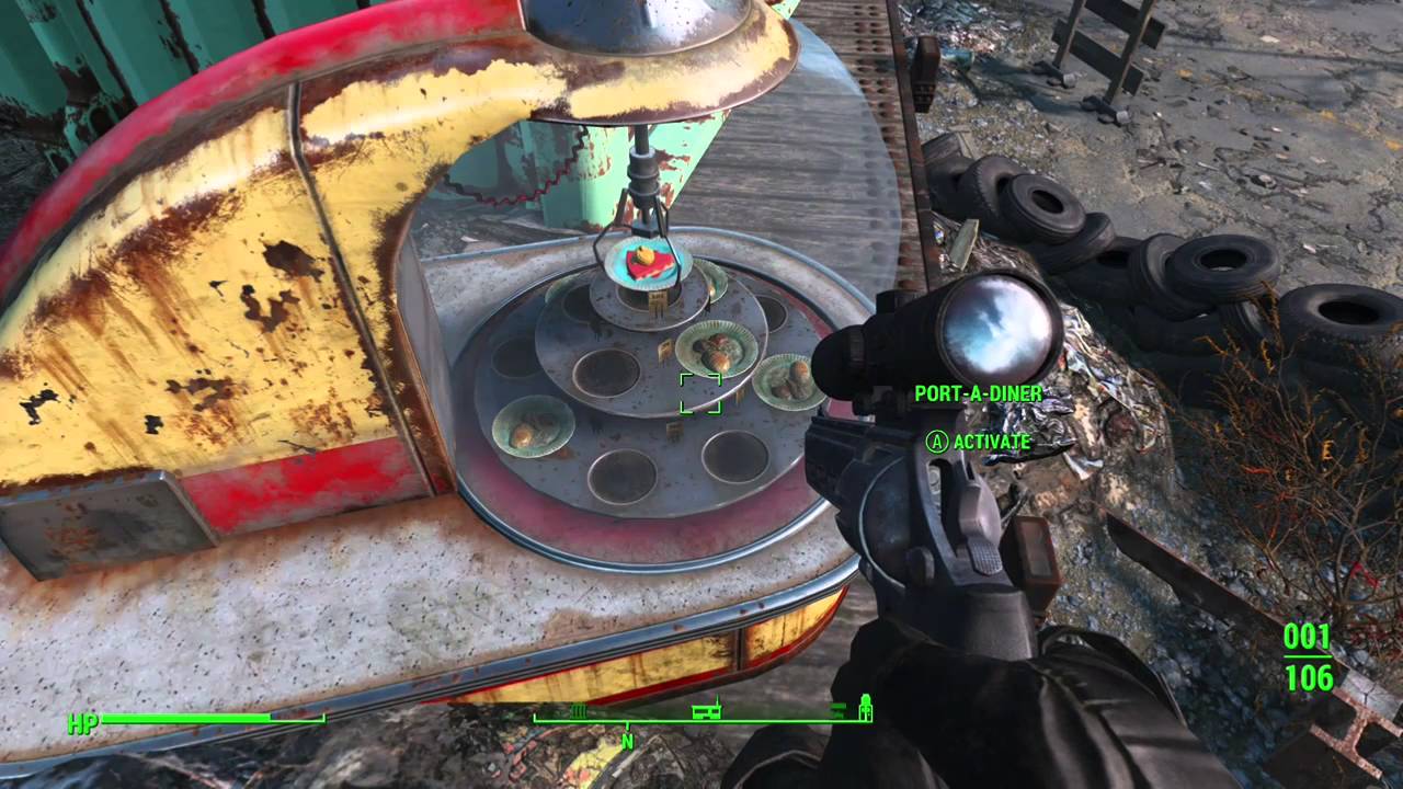 Porta diner Fallout 4....worked first try!