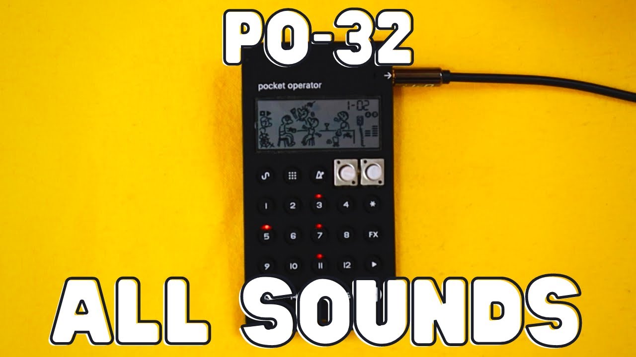 All sounds of the PO-32 Tonic // In + out of Context  🤐