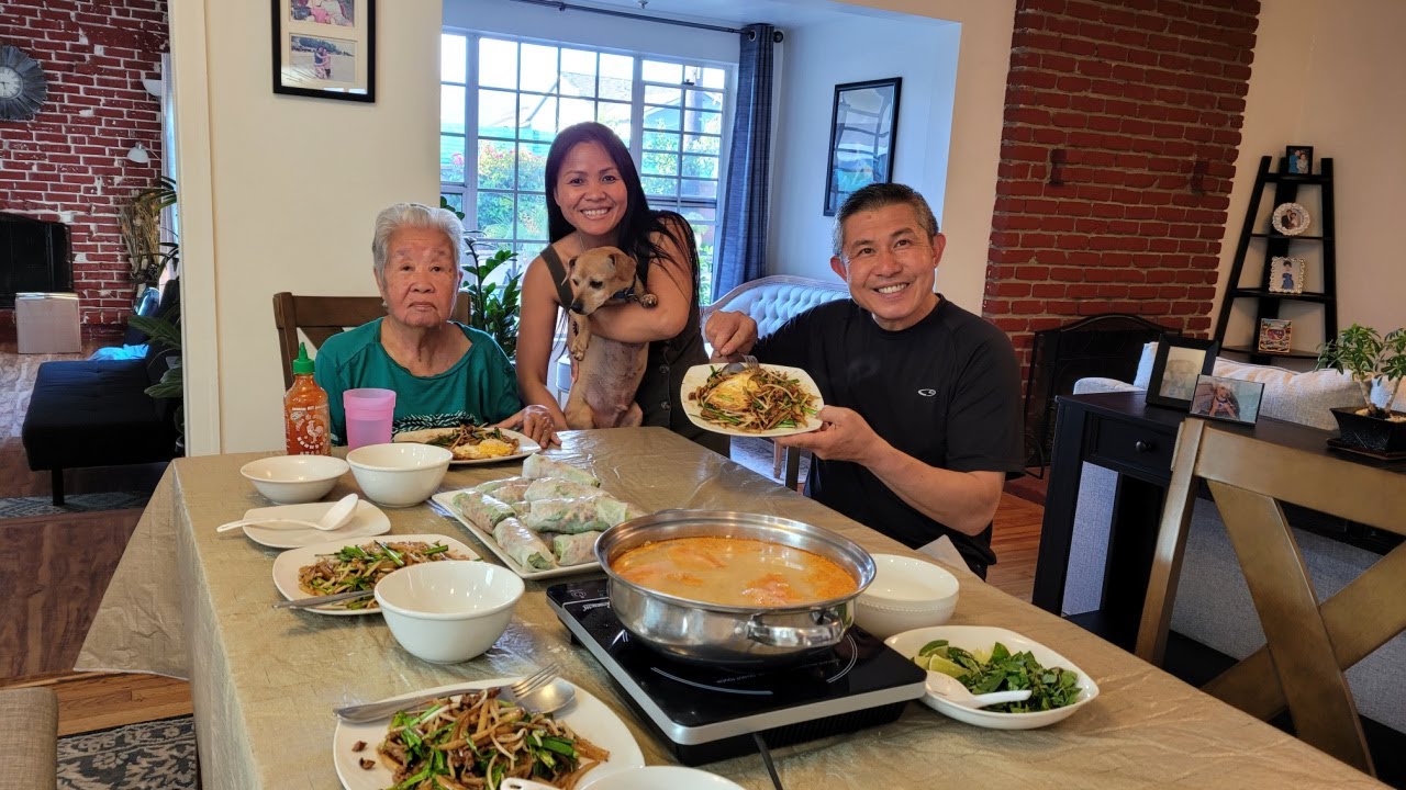 Khmer Family Delicious Homemade Food