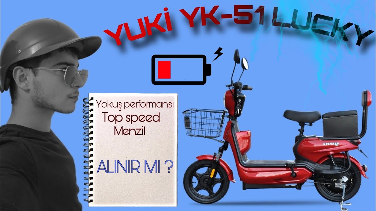 YUKİ YK-51 LUCKY ELEKTRİKLİ BİSİKLET ARKADAŞIMIN YENİ MAKİNESİ :D | İnceleme Vlog