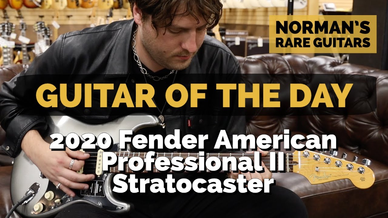 Fender American Professional II Stratocaster 2020 года | Редкие гитары Нормана