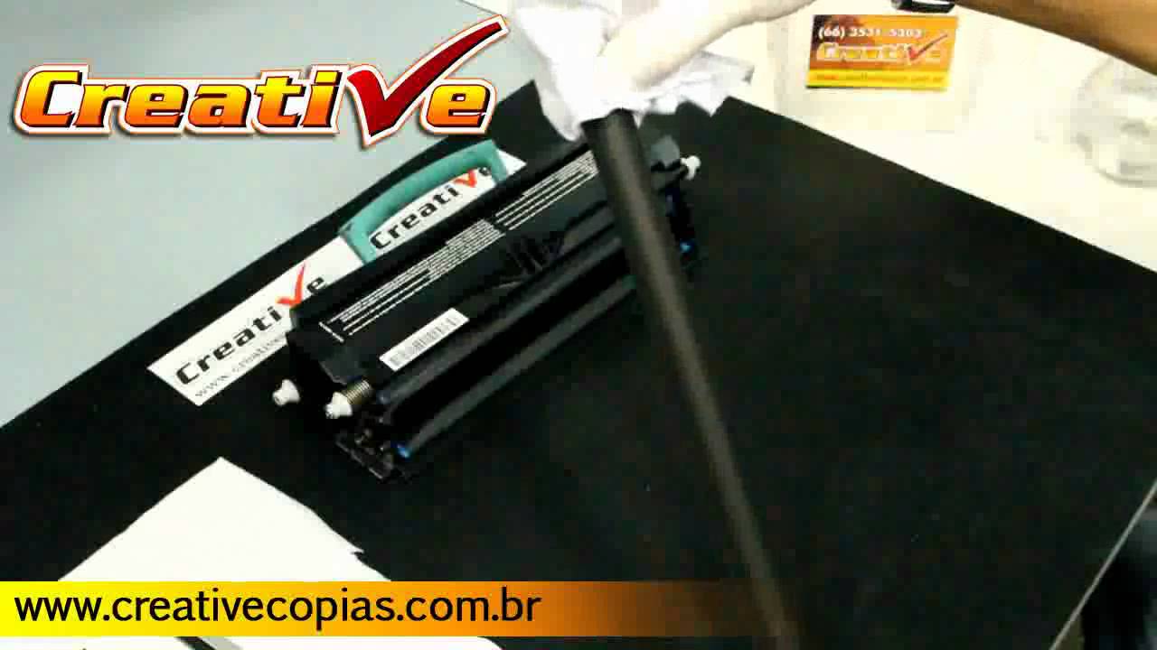 Vídeo Aula Recarga do Toner Lexmark X203, X204, X203N, X204N