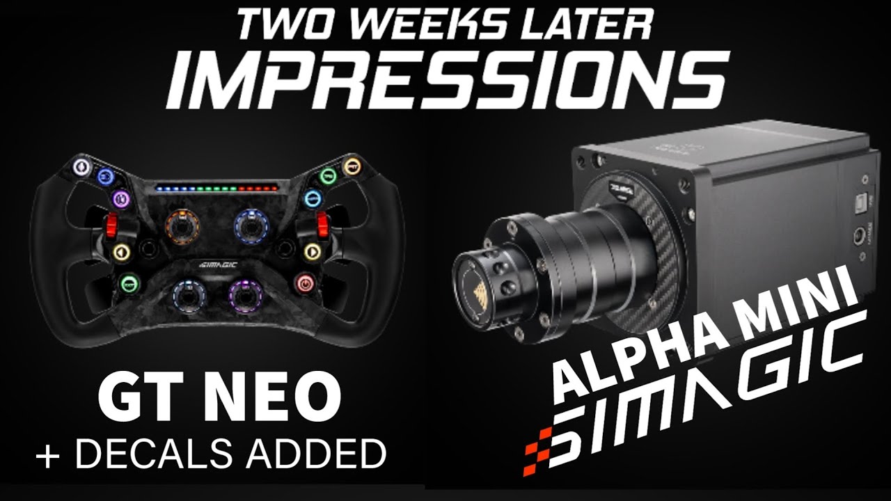 SIMAGIC Alpha Mini & GT Neo Impressions 2 Weeks Later MOVING from Fanatec DD1 & Formula V2
