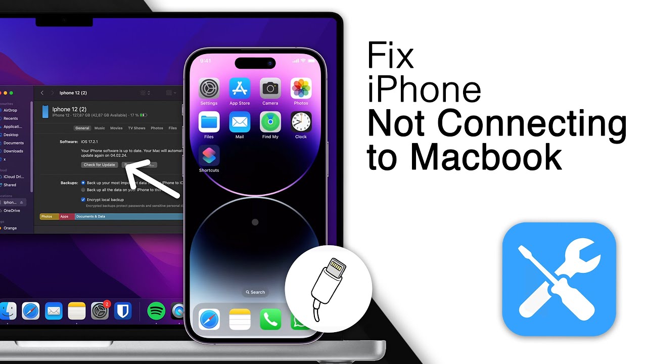 Как исправить проблему с подключением iPhone к Macbook! [2023]