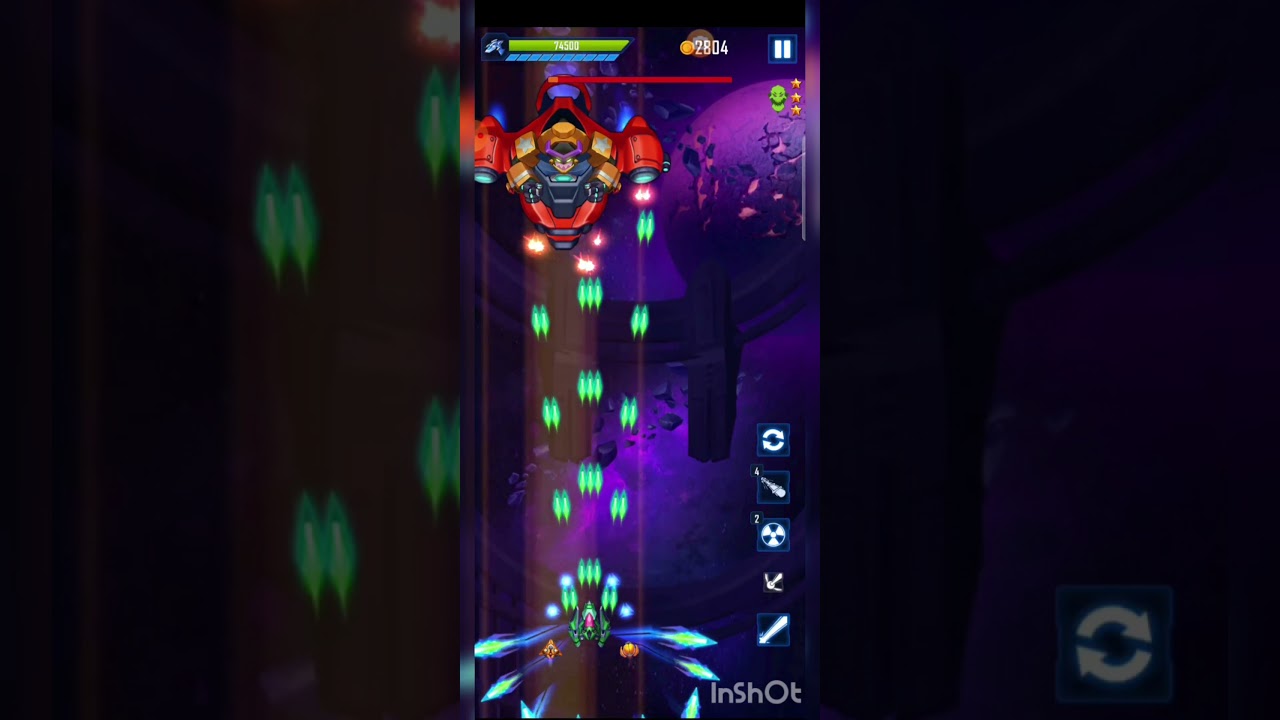 Wind Wings Space Shooter LEVEL 150 NIGHTMARE BOSS KUKUMA with Soldier 93