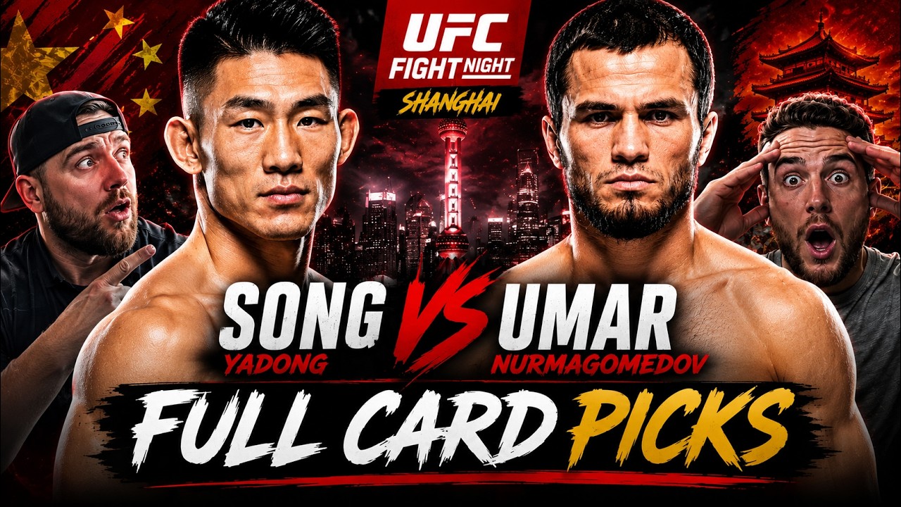 UFC Shanghai Nurmagomedov vs Song | Full Card Predictions & Breakdown | Best Bets To Make