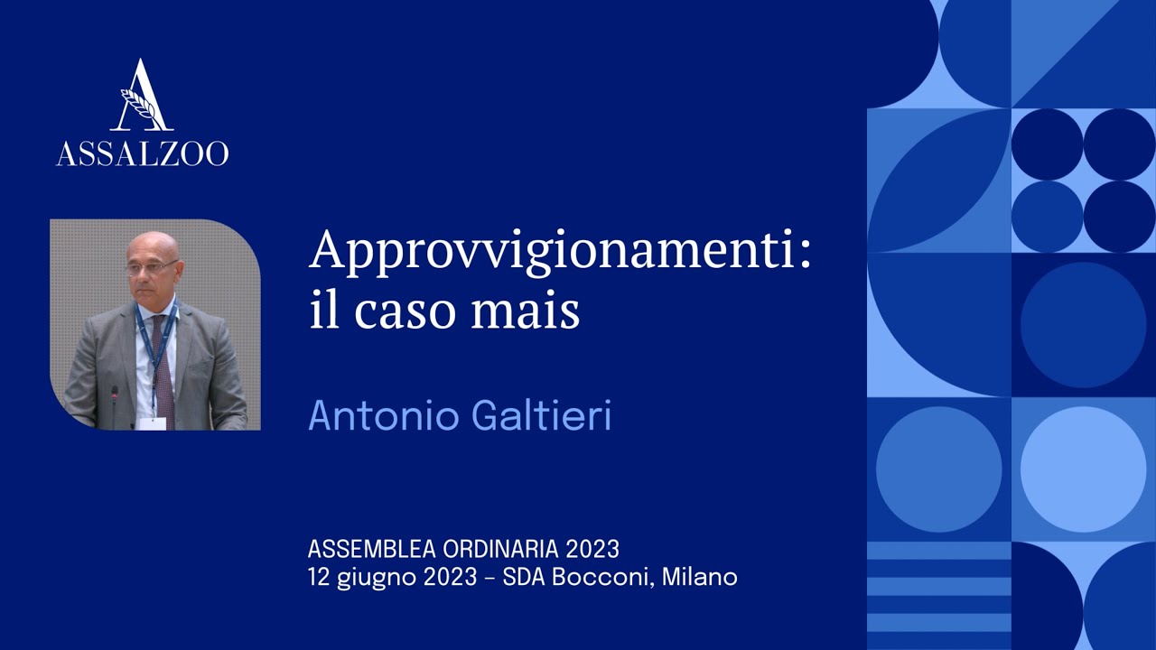 Assemblea Assalzoo 2023 - Aprovigionamenti; il caso mais - Antonio Galtieri