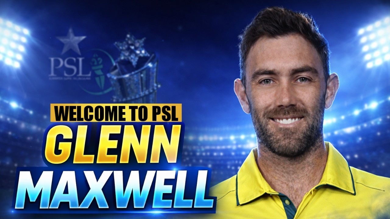 Glenn Maxwell Signs for PSL 11 Hyderabad