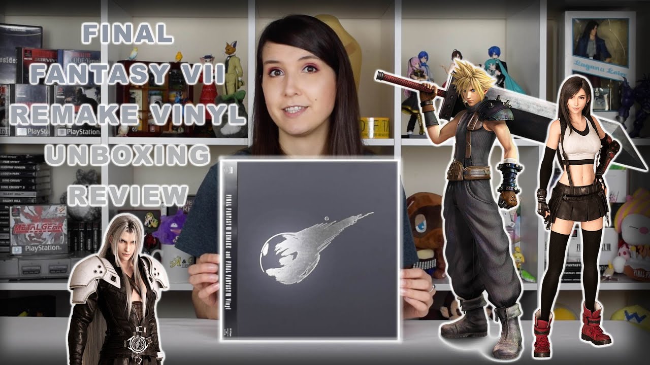 FINAL FANTASY VII REMAKE & FINAL FANTASY 7 Vinyl Record ~ Unboxing Review