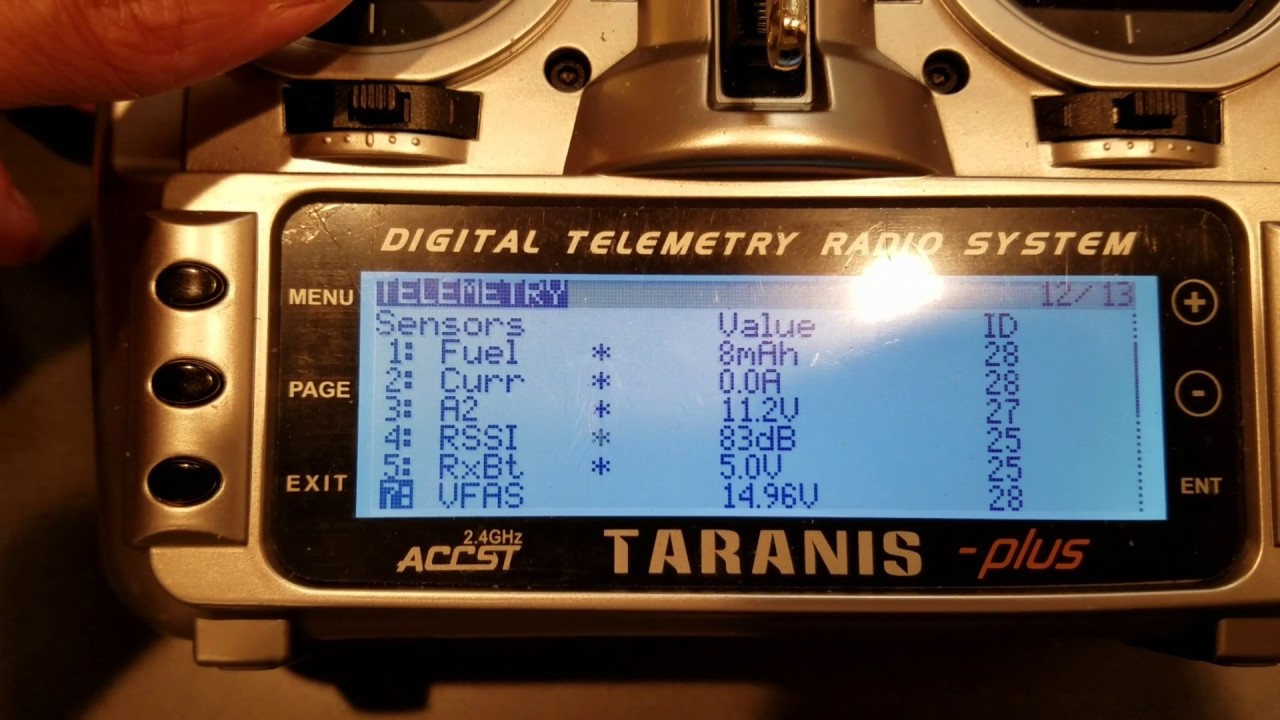 KissFC loosing VFAS sensor with taranis