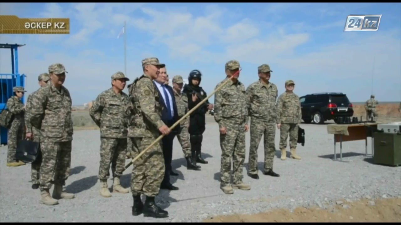 Әскер KZ. Военные учения на полигоне Сары-Шаган