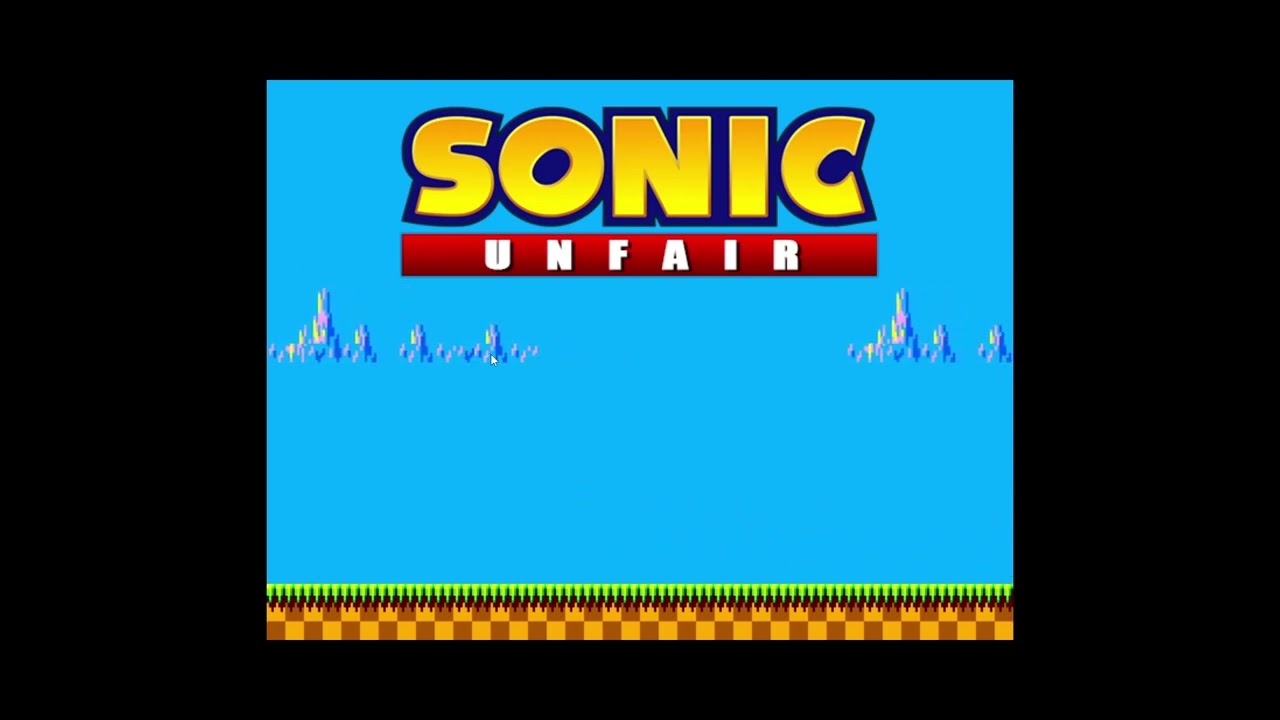 Sonic Unfair | Level 1 Speedrun 7 Seconds