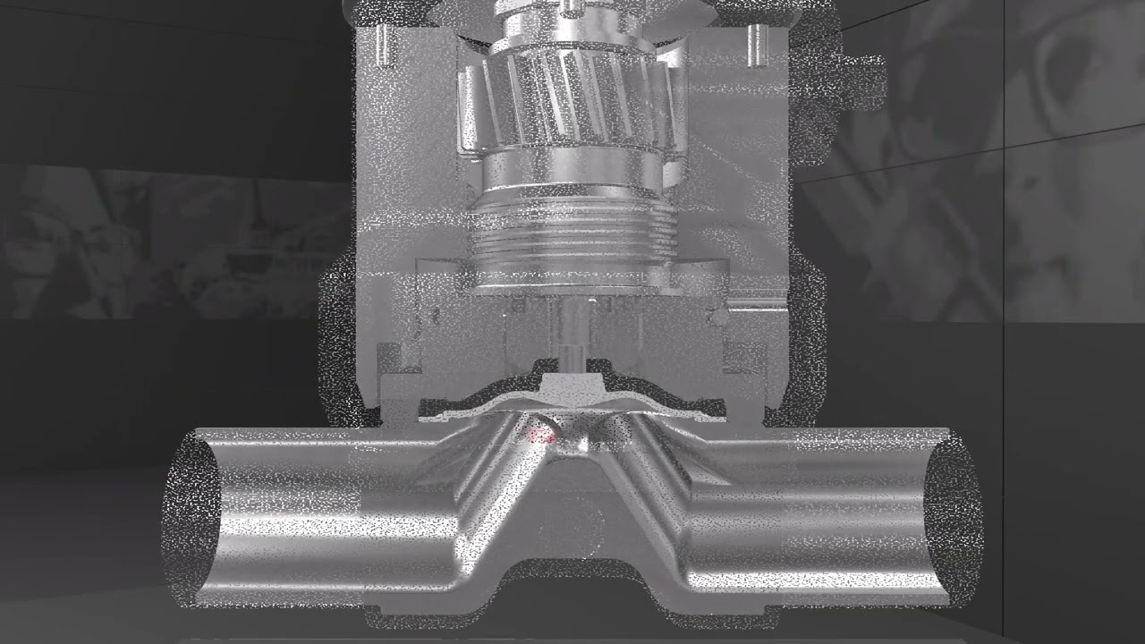 Diaphragm valve with EasyLock technology GEMÜ D41
