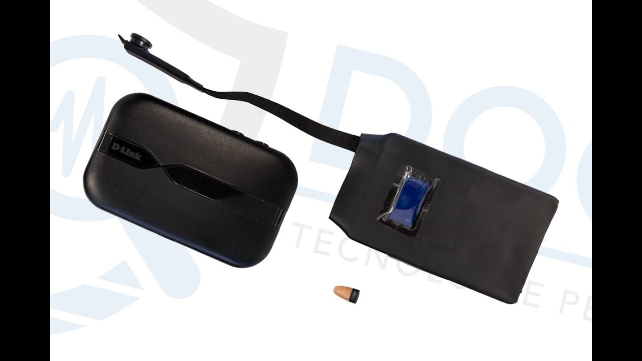 Kit Micro Auricolare GSM con Microcamera a Bottone per Lettura Testi 120° e Router