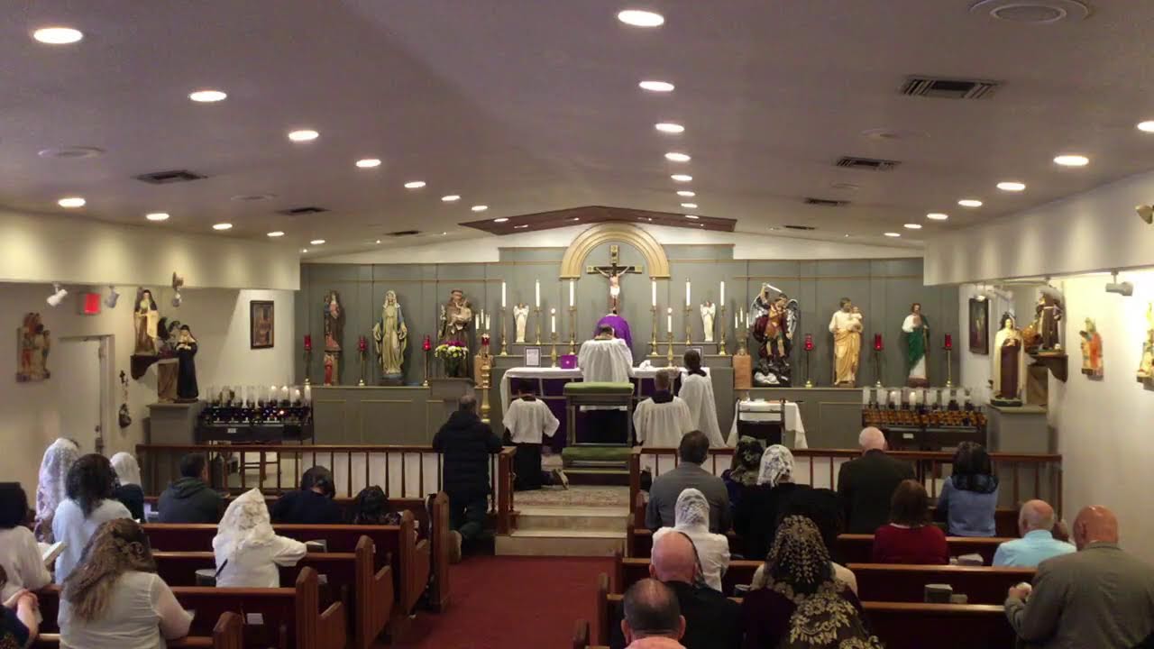 Sunday Mass 9 am.