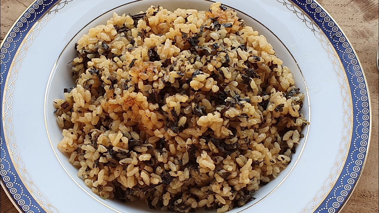 Ən ləziz və tez hazırlanan ƏVƏLİKLİ AŞ(PLOV)|How to make patience dock rice pilaf|EVELIK AŞI TARİFİ