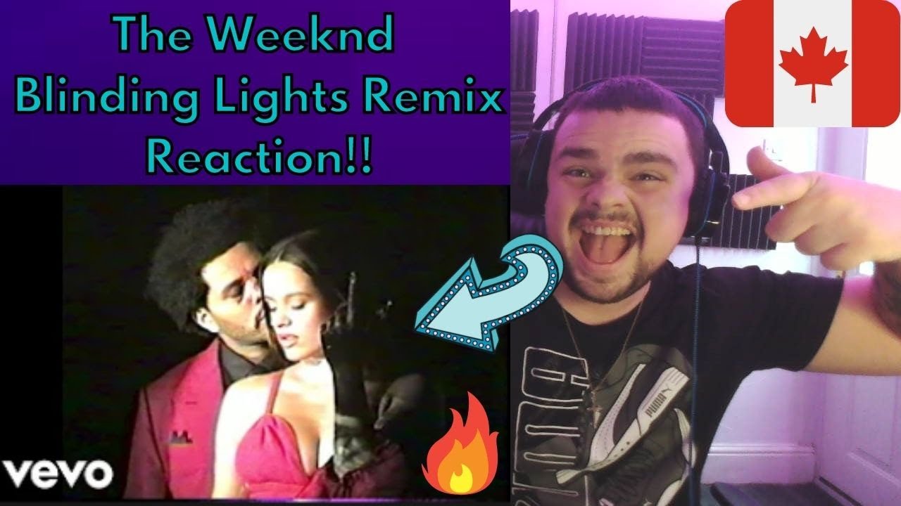 The Weeknd ft. ROSALÍA - Blinding Lights [Remix] (Official Lyric Video) [REACTION!]