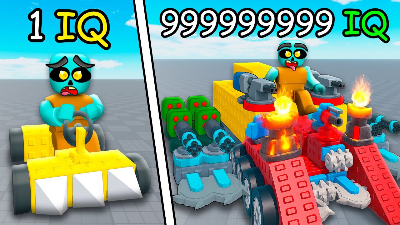 МЫ ПОСТРОИЛИ САМУЮ СИЛЬНУЮ МАШИНУ В АВТОБИТВАХ ROBLOX!