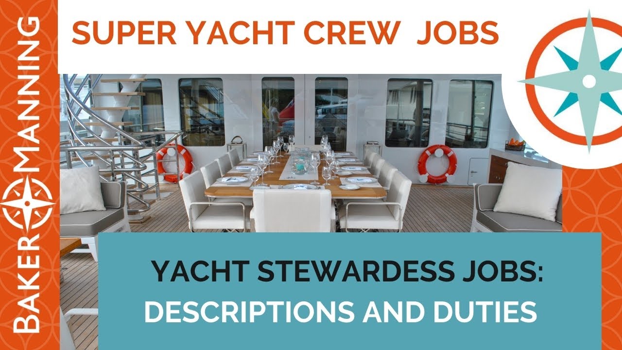 Yacht Stewardess Salary and Job Description