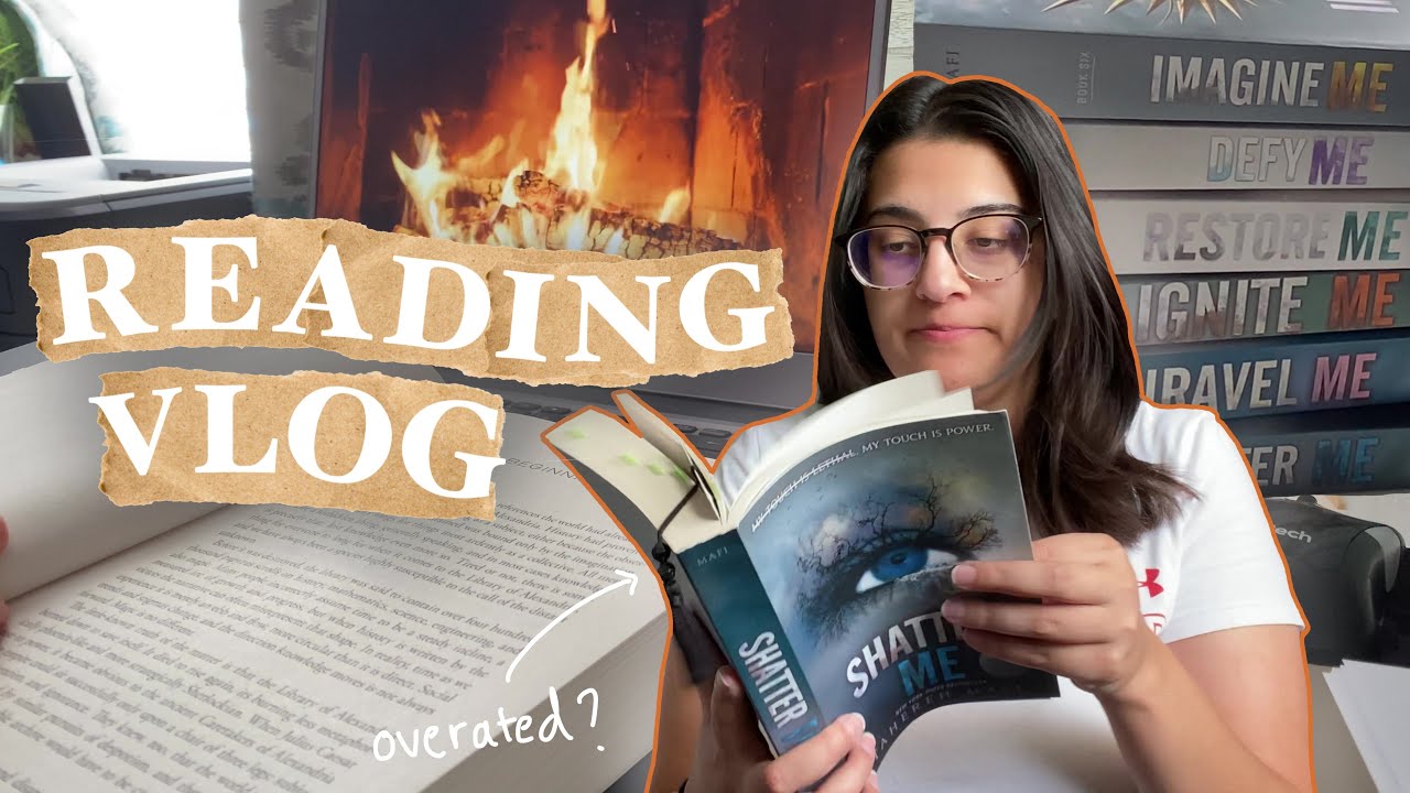 I read Shatter Me for the first time 😳 book haul + unboxing (anticipated release) | READING VLOG 📖