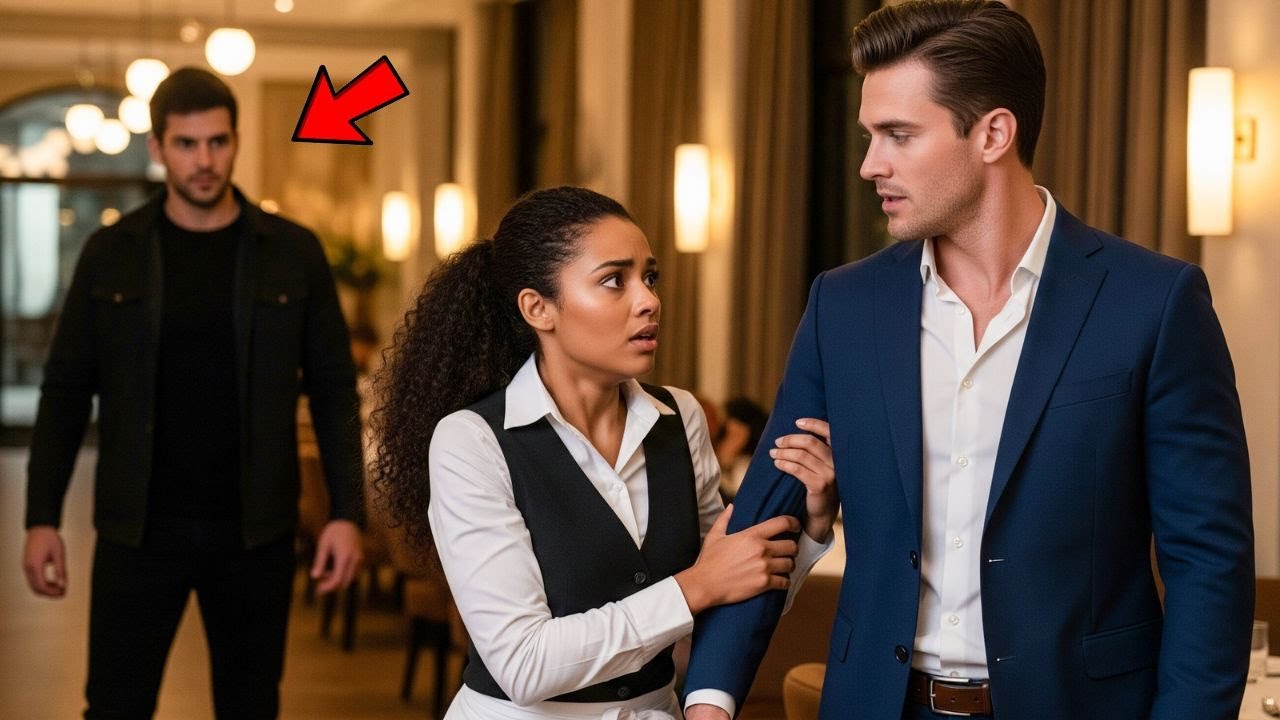 SHY WAITRESS GRABBED A STRANGER'S HAND TO ESCAPE HER EX  — NOT KNOWING HE WAS THE MILLIONAIRE CEO