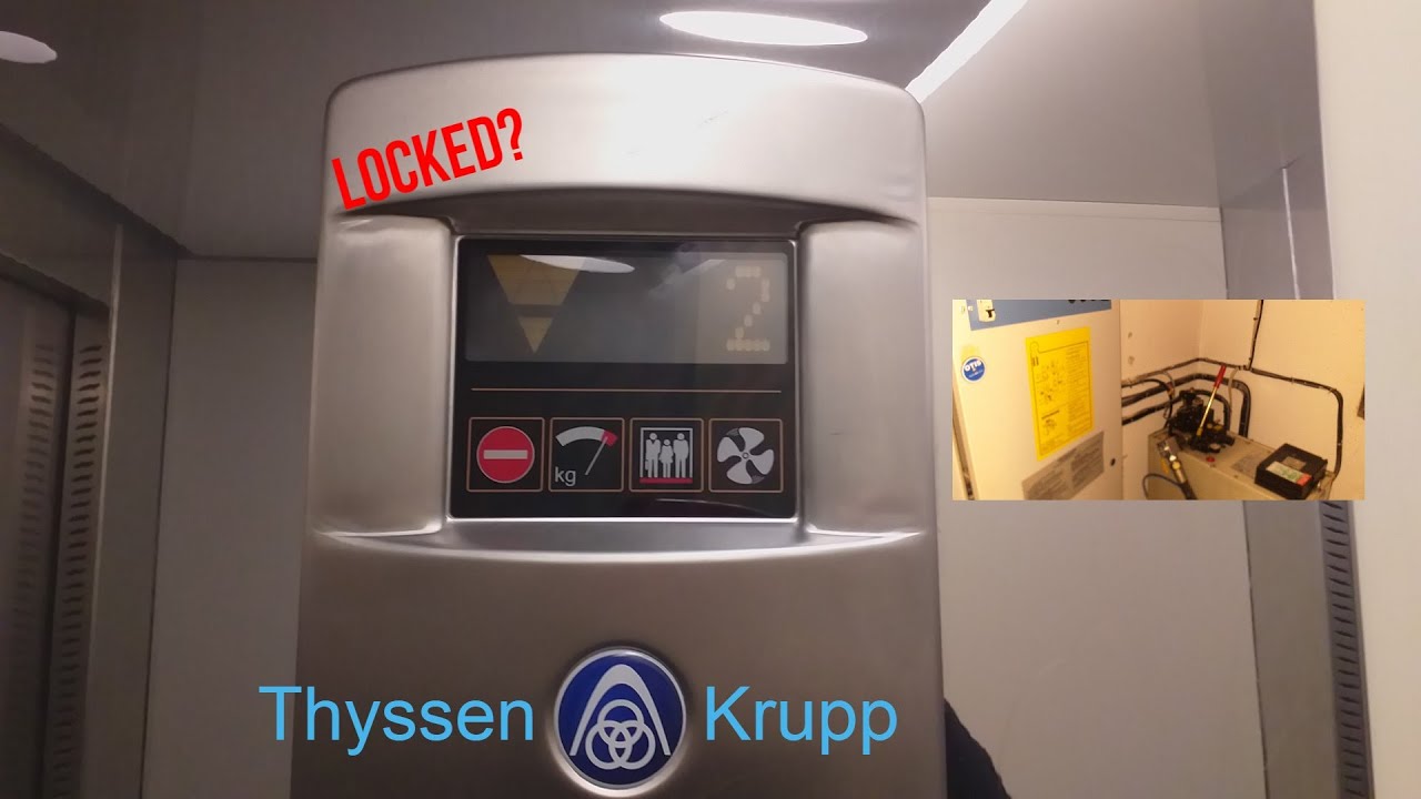 2003 (Epic Motor) ThyssenKrupp Keypad hydraulic elevator w/ Focus fixtures @ Bar-le-Duc, FRA