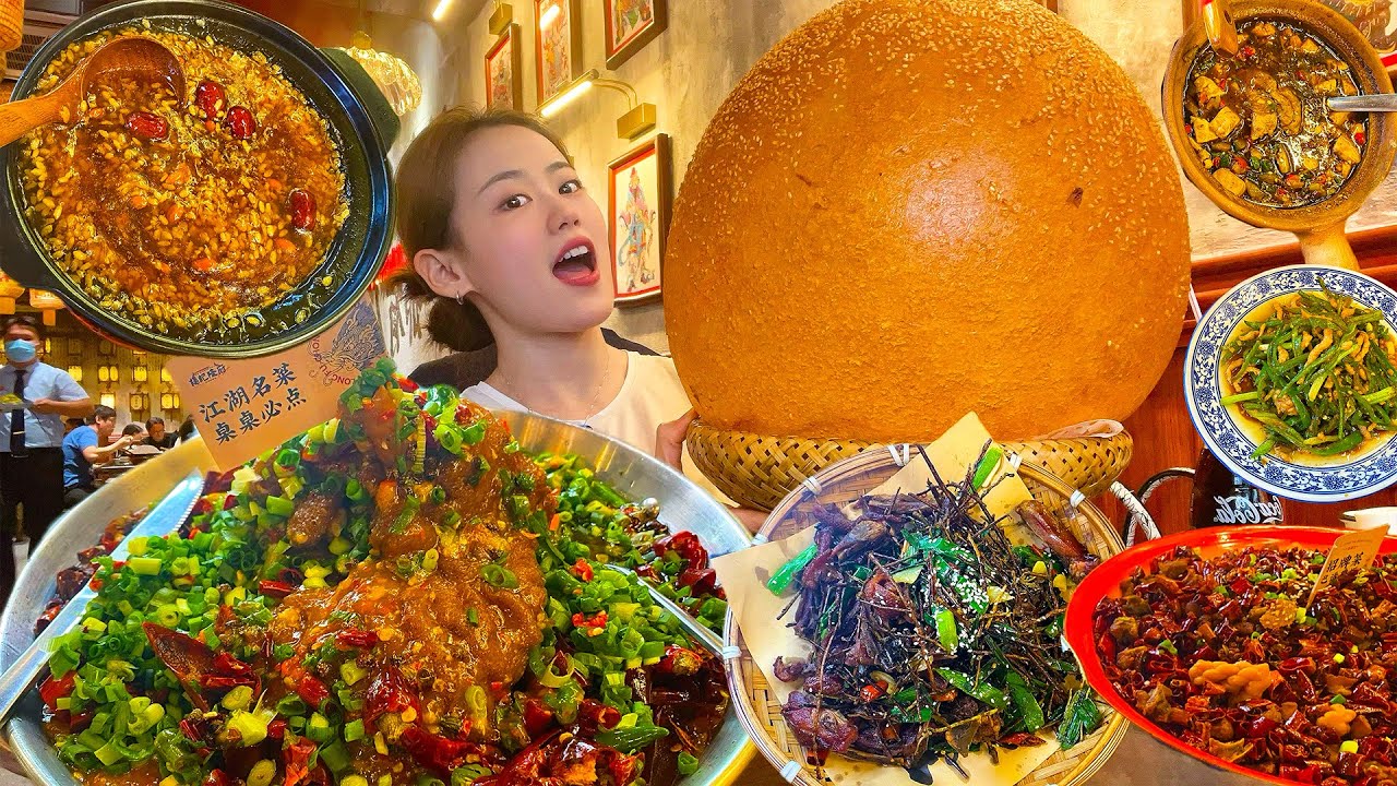 深圳也有火爆重庆的杨记隆府江湖菜了，分量感人大猪肘子太下饭！【饭局的鱼】