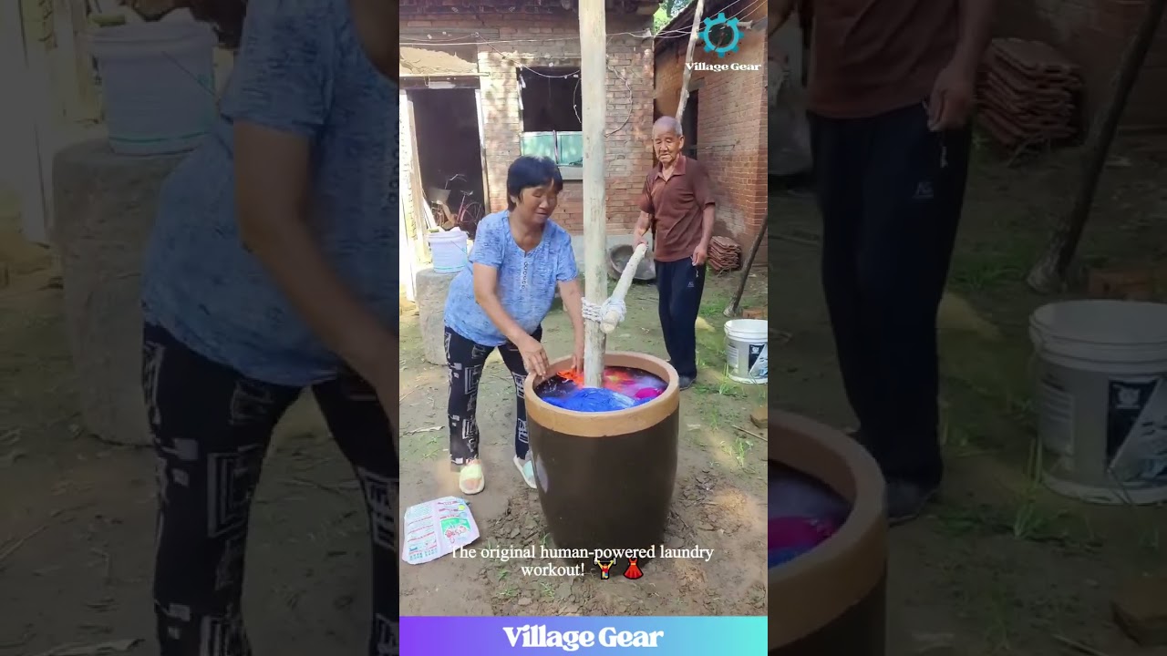 Manual Jar Washing vs. High-Tech Machines! 🧺 Who Wins the ULTIMATE Battle for the Cleanest Laundry?