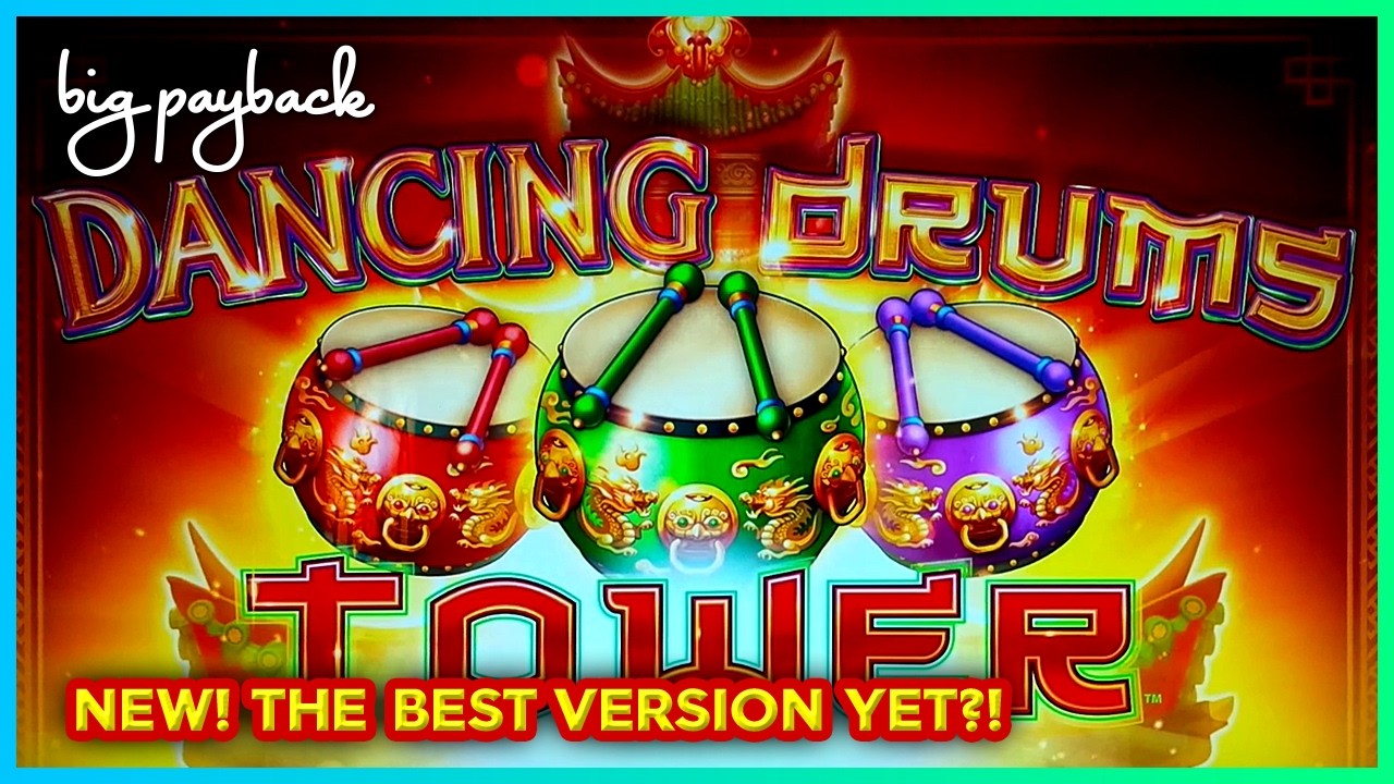 NEW! DANCING DRUMS TOWER! Big Win BONUS!