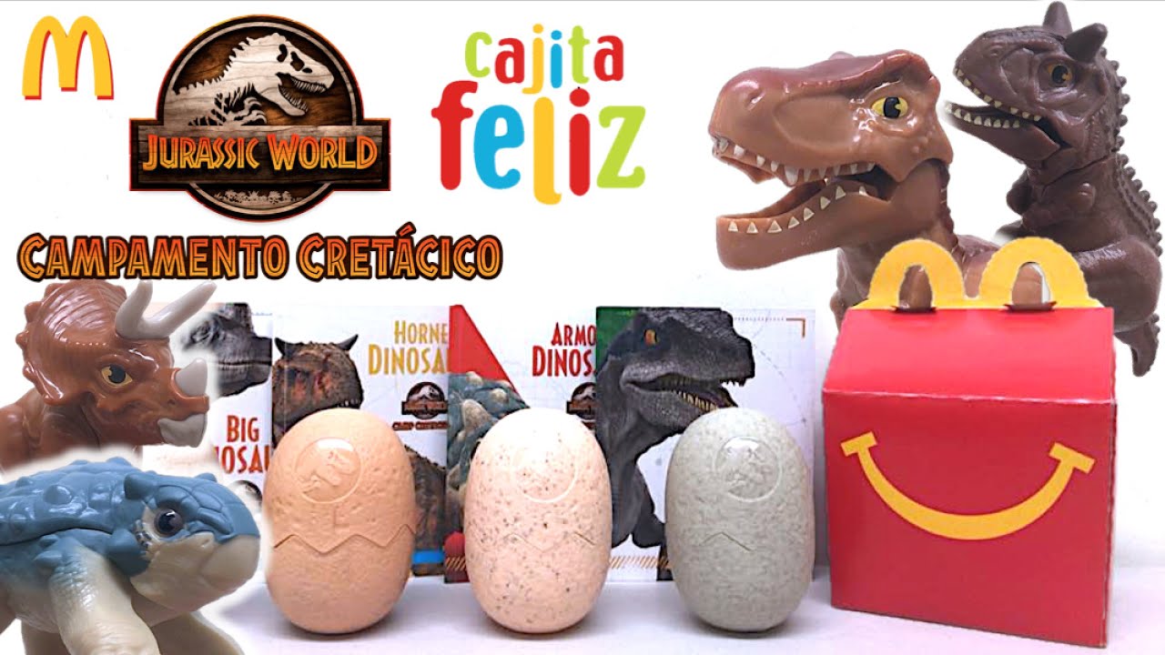 Cajita Feliz JURASSIC WORLD: CAMPAMENTO CRETÁCICO | Colección McDonalds 2020 (Netflix) @TOYSHOTS