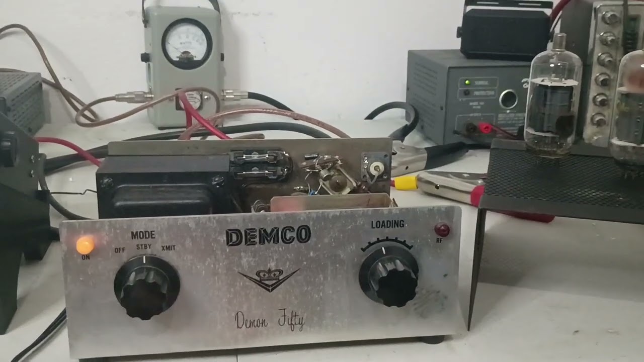 Винтажный ламповый усилитель Demco Demon Fifty, два 6LQ6.