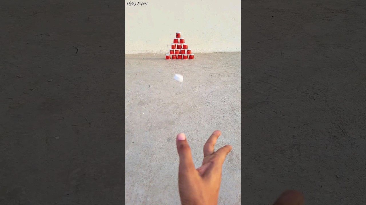 How to throw a bottle cap | New bottle cap launching trick , super fun and easy trick