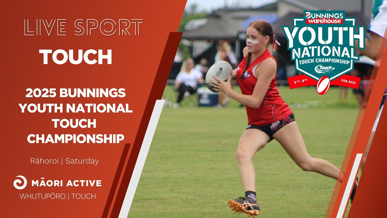 U16 Girls | Southland v Auckland | 2025 Bunnings Youth National Touch Championship
