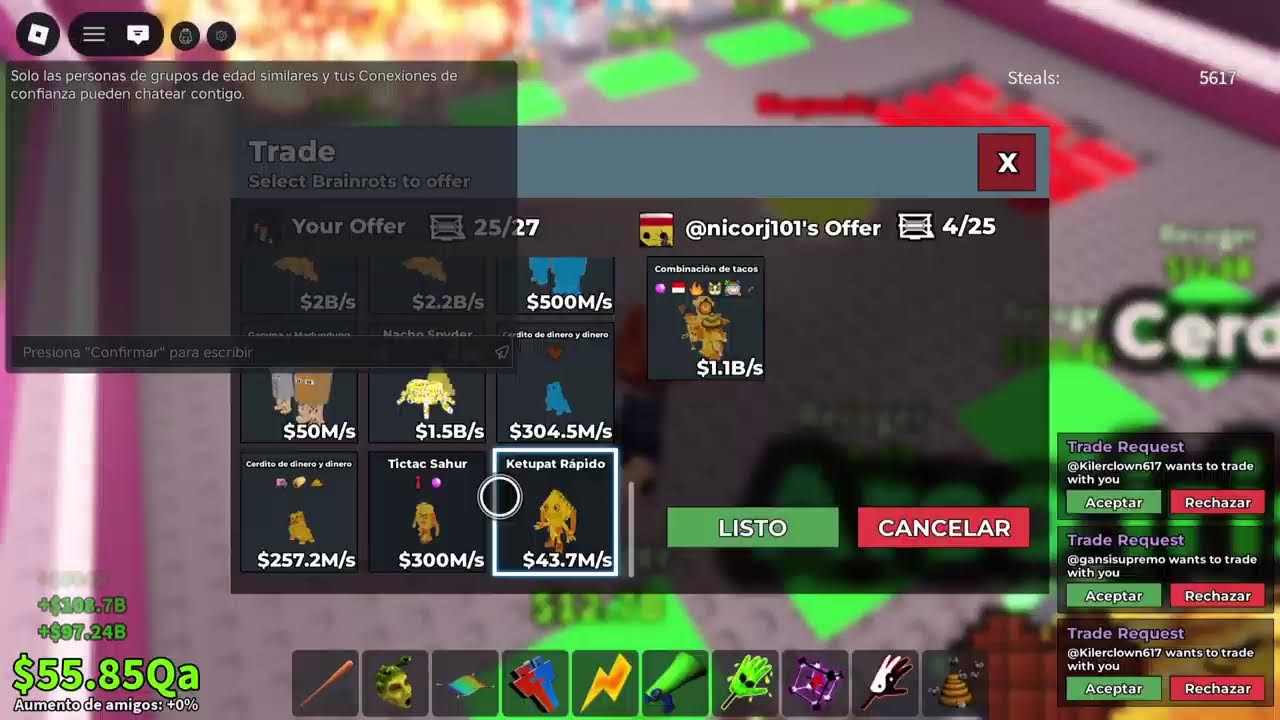 Tradeando con subs buscando garama dragón og etc