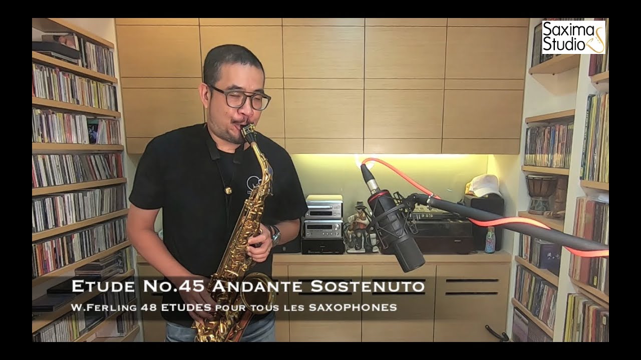 〈 Etude No.45 〉from 48 ETUDES / W.Ferling / Saxophone Classique 🎻