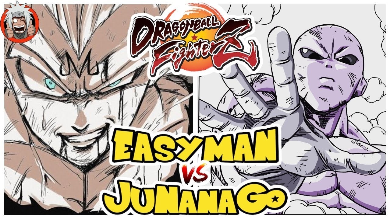 DBFZ Easyman vs JunanaGo (VegetaSSJ, GokuSSJ, Gohan) vs (A21LC, Jiren, Zamasu)