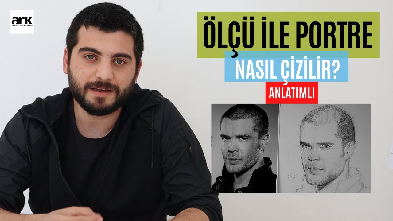 ÖLÇÜ İLE PORTRE ÇİZİMİ - PORTRE ÇİZİM TEKNİKLERİ - CHARLIE WEBER (FRANK DELFINO)