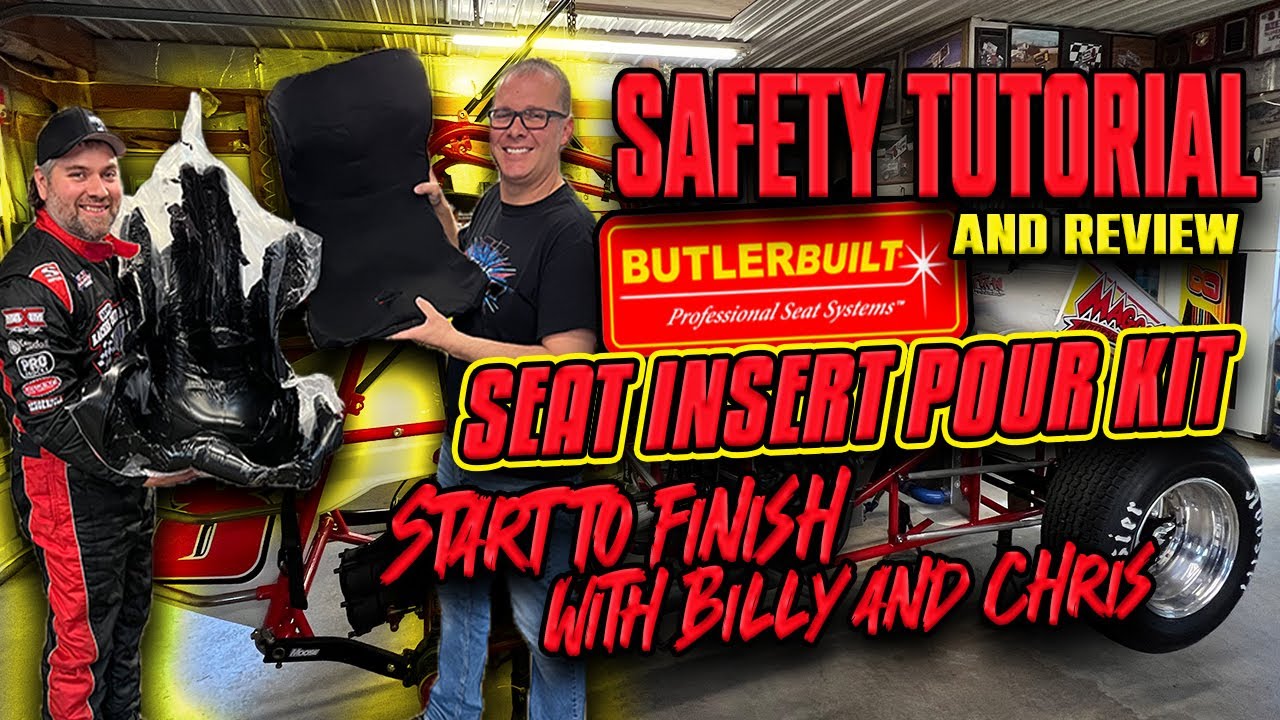 Butlerbuilt Seat Insert Pour Tutorial - Dirt Track Racing Safety Tutorial