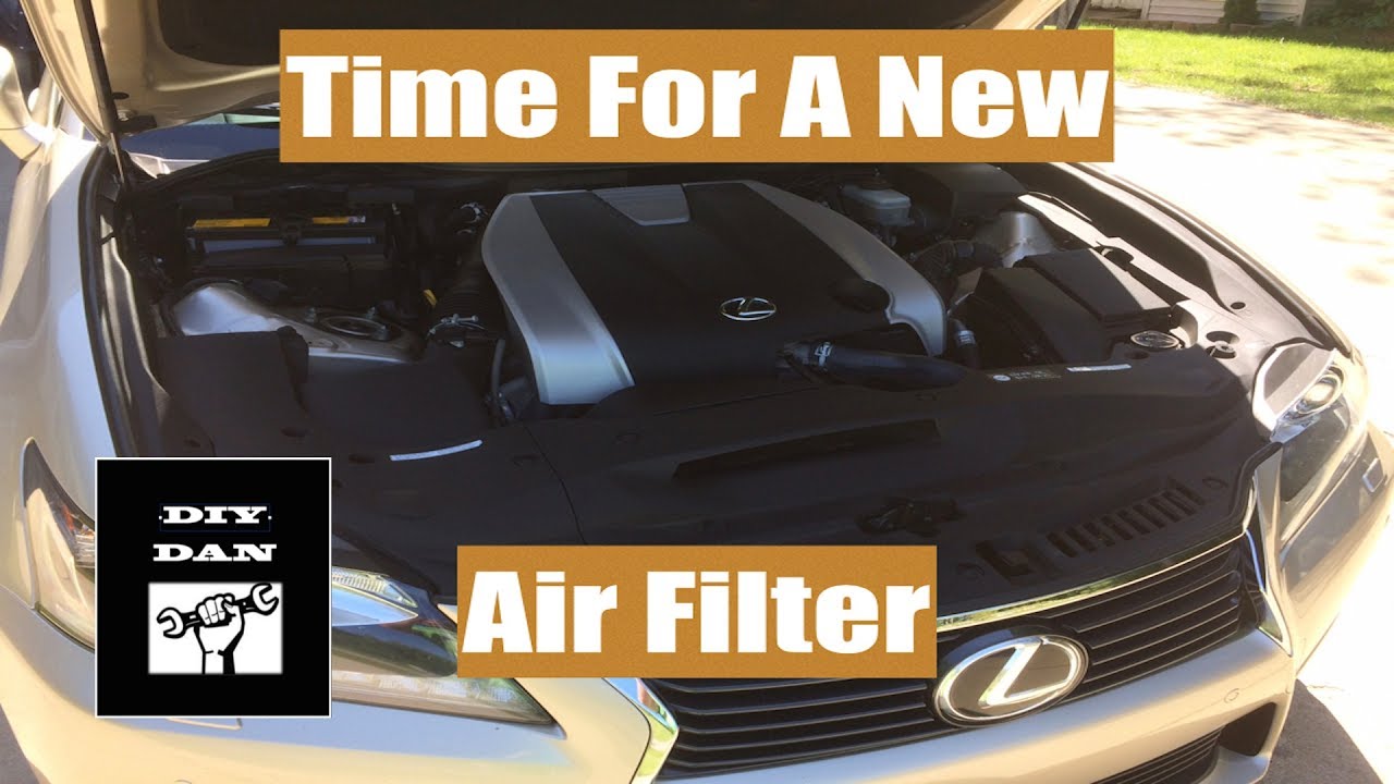 How To Install A New Air Filter On A 13' Lexus GS350