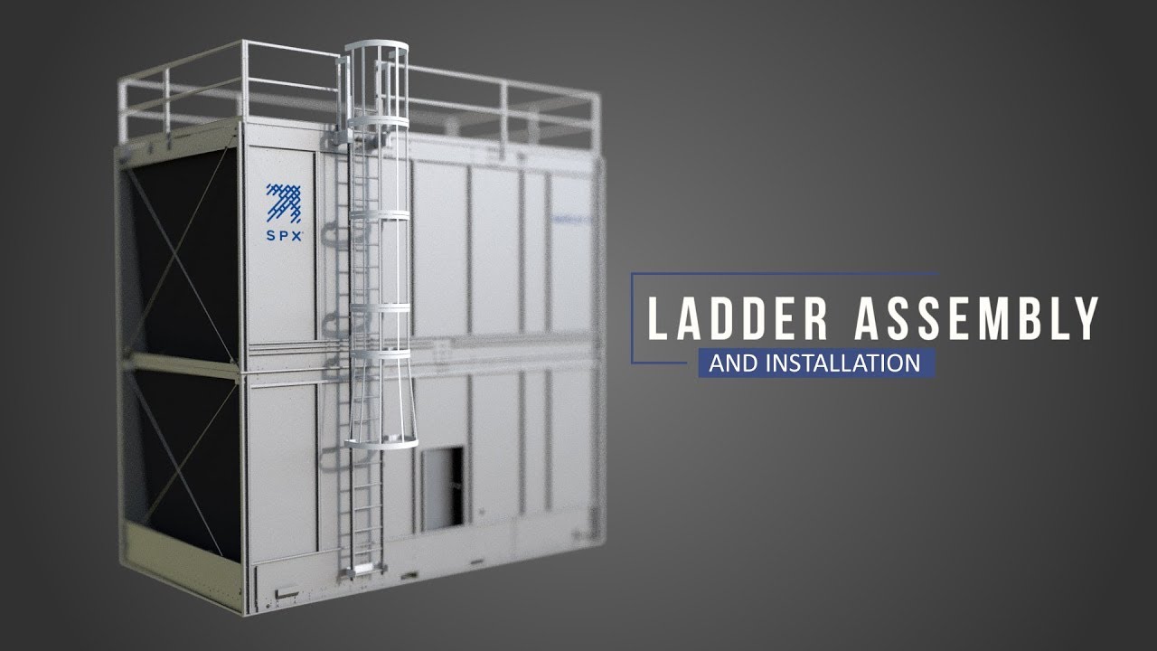 How To Install A Marley® NC® Cooling Tower Episode 10: Ladder Assembly and Installation