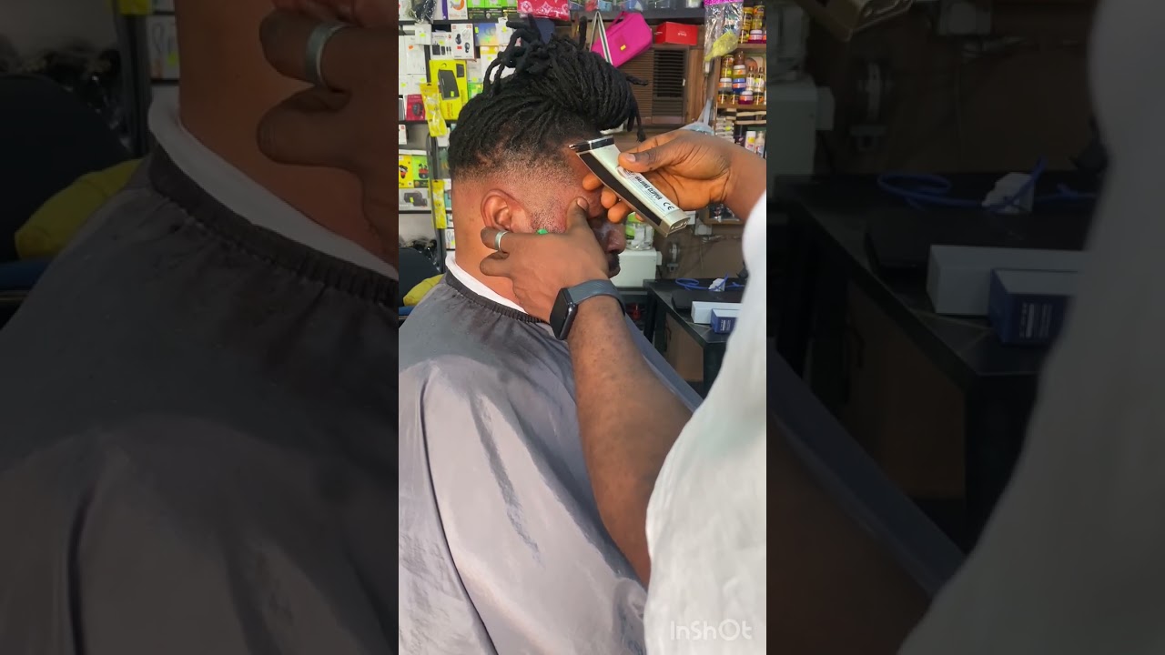  How to Shape a Round Fade Around Long Dreadlocks