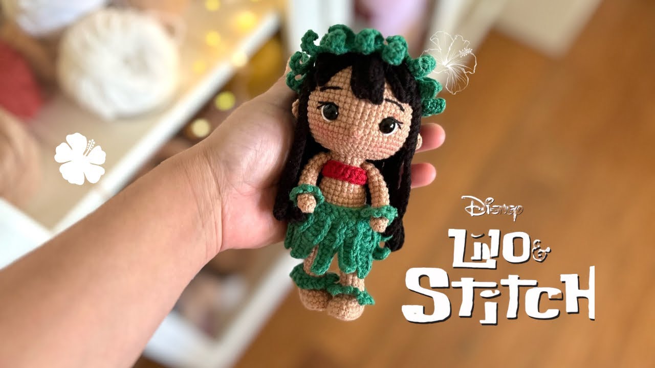 Lilo Hawaiana Amigurumi 🌺 Tutorial Paso a Paso