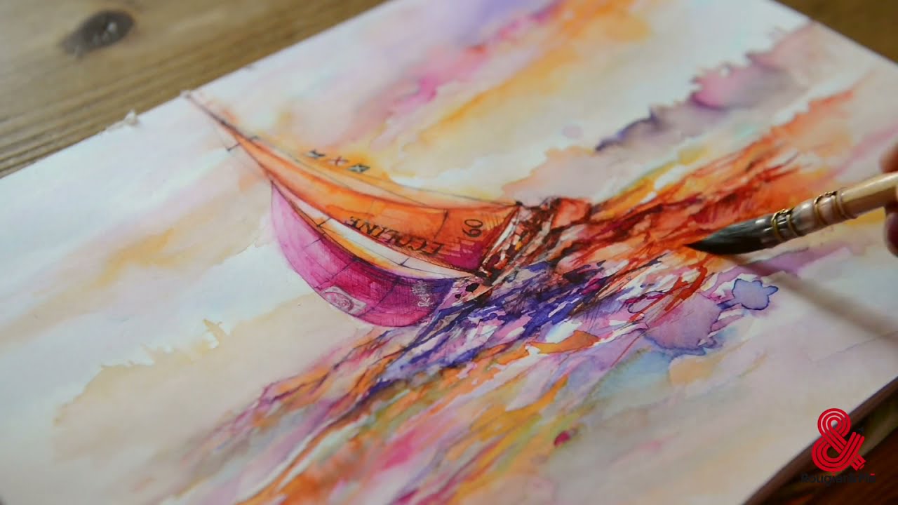 Créer avec les encres aquarelle Ecoline Royal Talens