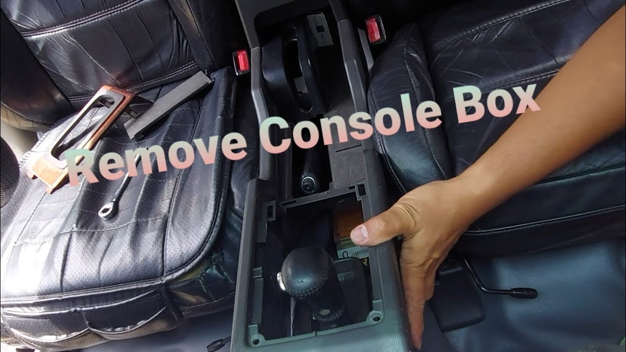 How to Remove Console Box and Adjust Hand Brake Xtrail T30