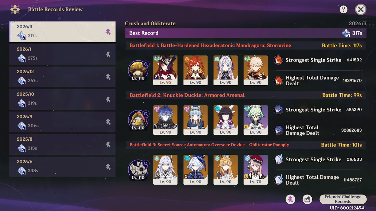 6.4 Stygian Onslaught Dire 6 Full Clear | C2 Chasca | C1 Flins | C0 Skirk | Genshin Impact