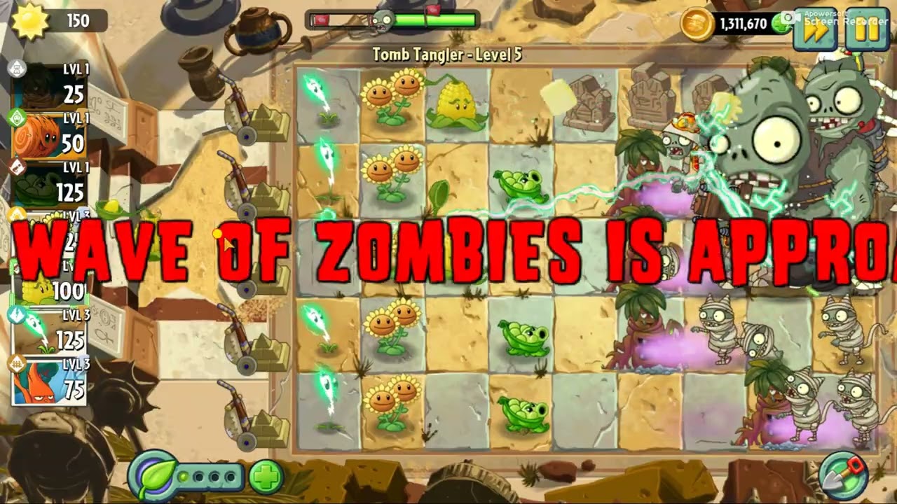 Tomb Tangler Plant of the Week Level 5 (Plants vs. Zombies 2)