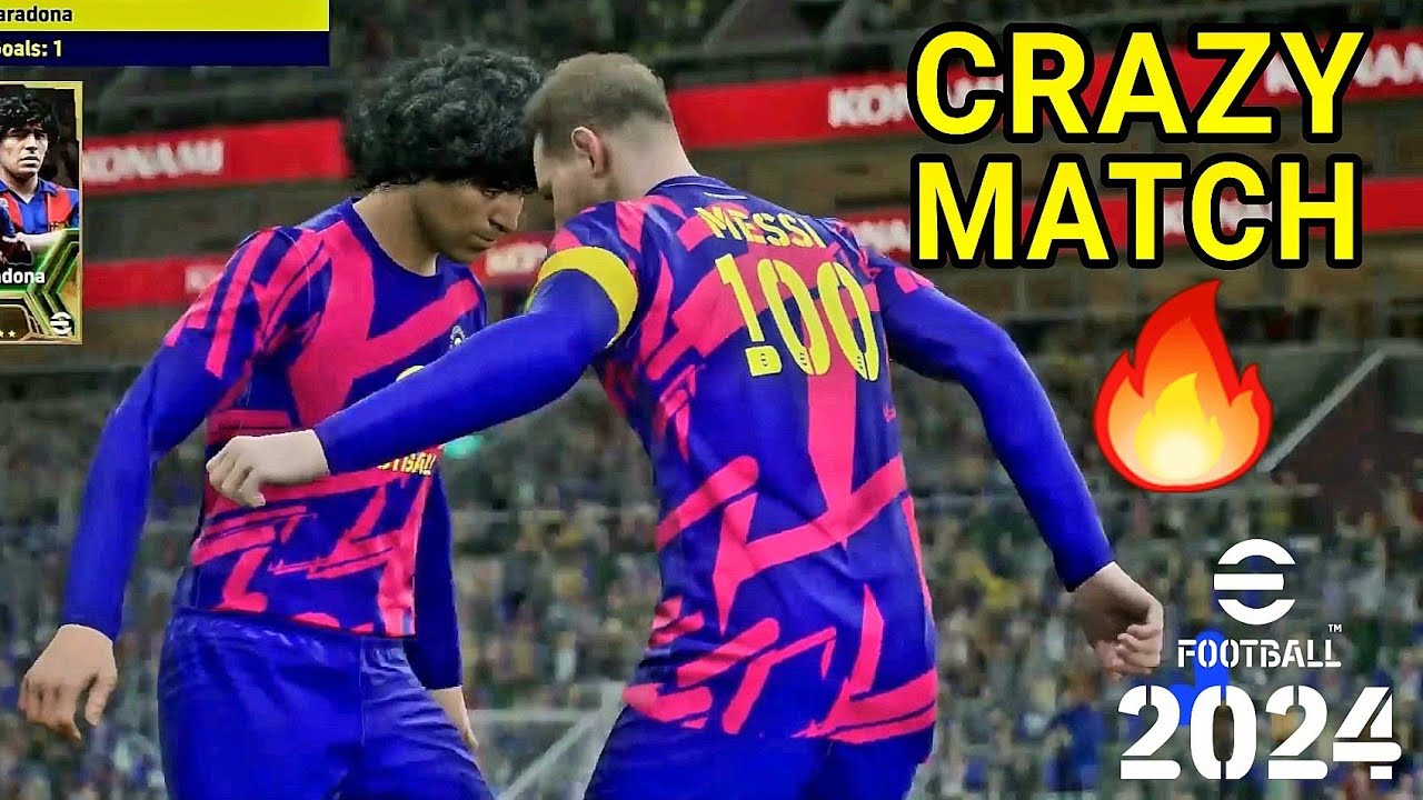 PES 2024🔥PS4 PRO Dramatic GAMEPLAY🔥eFootball 2024 Online Dramatic Match Dream Team