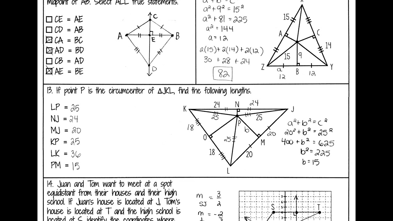 Geometry Circumcenter and incenter